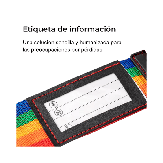 Correa Identificatoria Cruzada para Equipaje - Hola mundo