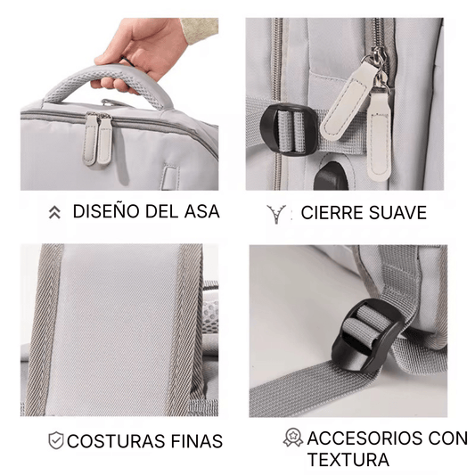 Mochila Carry On con USB - Hola mundo