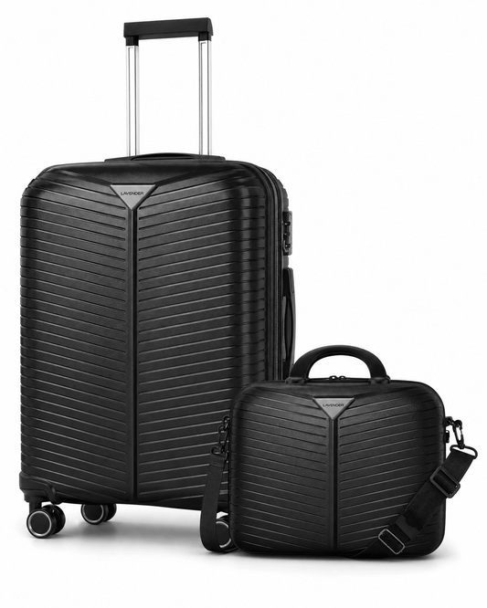 Set Larvender Roma - Carry-On 20" + Bolso Rígido 14" (2 piezas) (5823) - Hola mundo