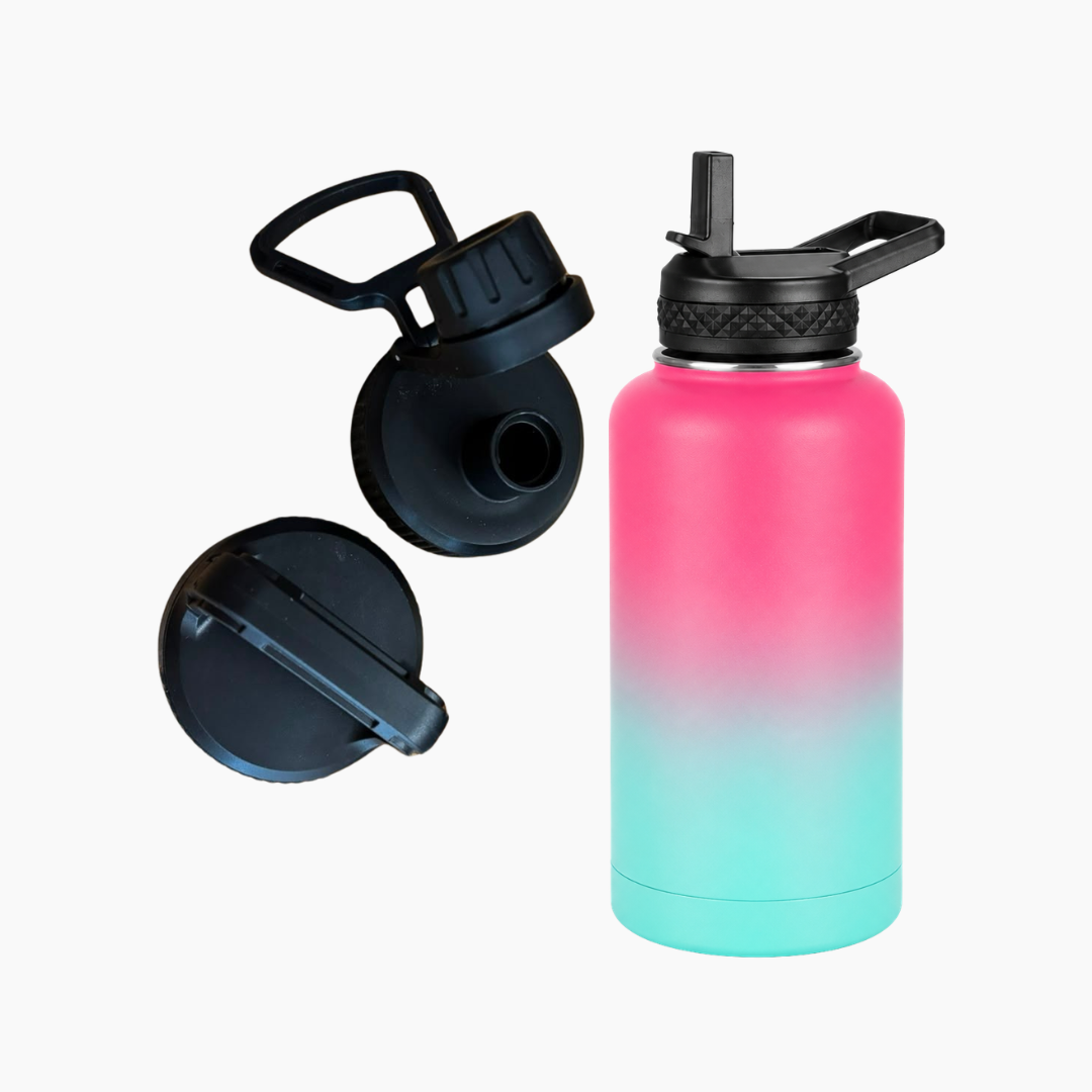 Botella Térmica Titan 950ml (32oz) con Tapas Intercambiables