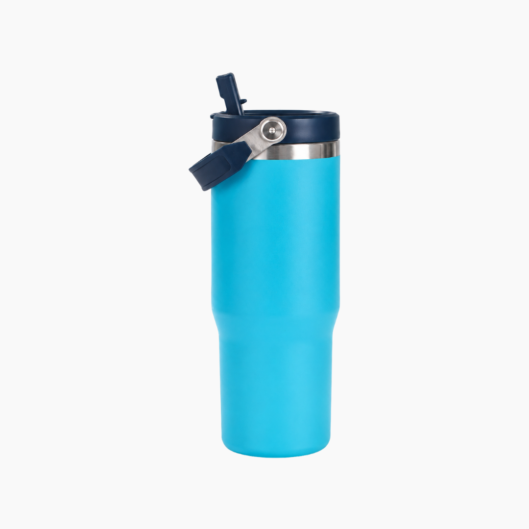 Vaso Térmico con Manija y Sorbete 30 Oz 890ml