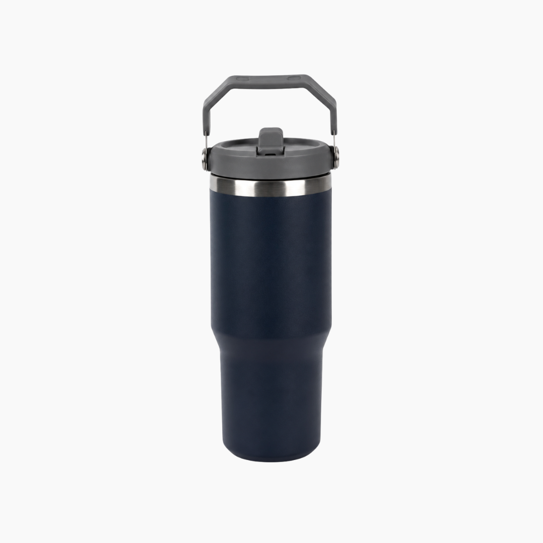 Vaso Térmico con Manija y Sorbete 30 Oz 890ml