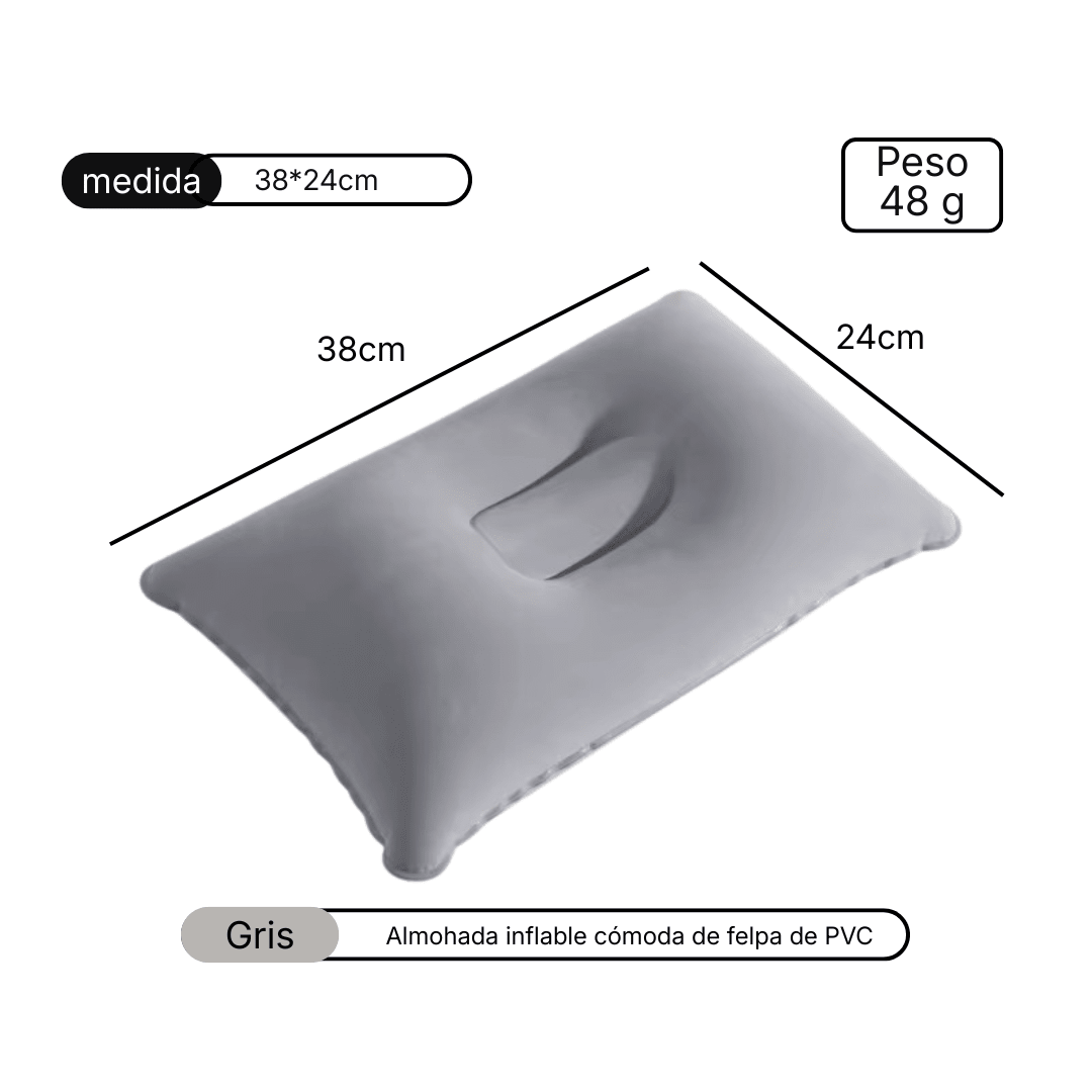 Almohada inflable - Hola mundo