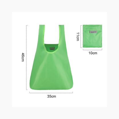 Bolsa de Compras Eco Reutilizable Plegable - Hola mundo