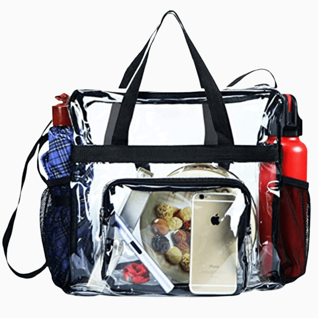 Bolso Bandolera Transparente - Hola mundo