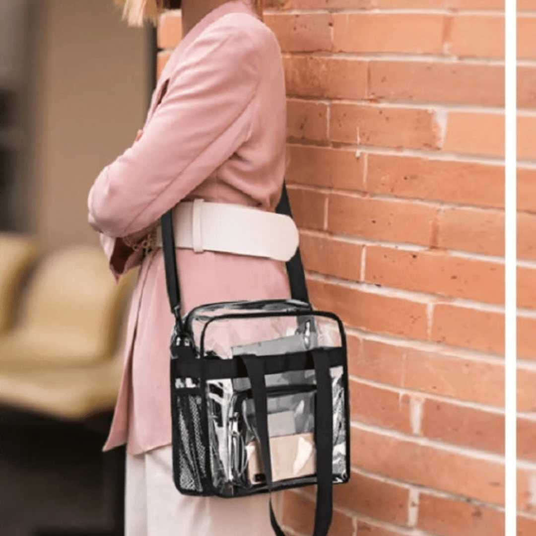 Bolso Bandolera Transparente - Hola mundo