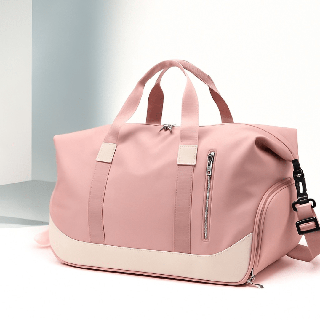 Bolso Multifunción Con Compartimento para Calzado - Hola mundo