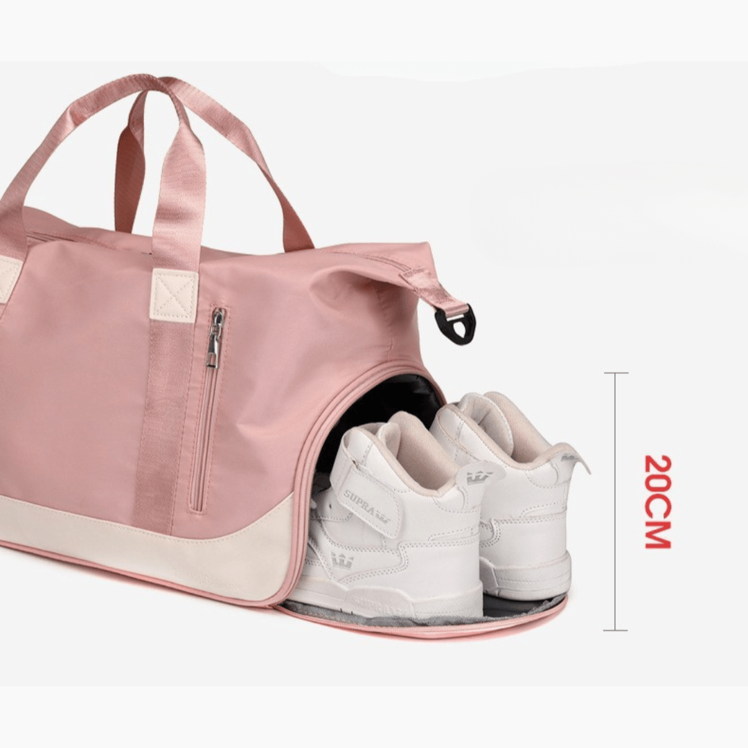 Bolso Multifunción Con Compartimento para Calzado - Hola mundo