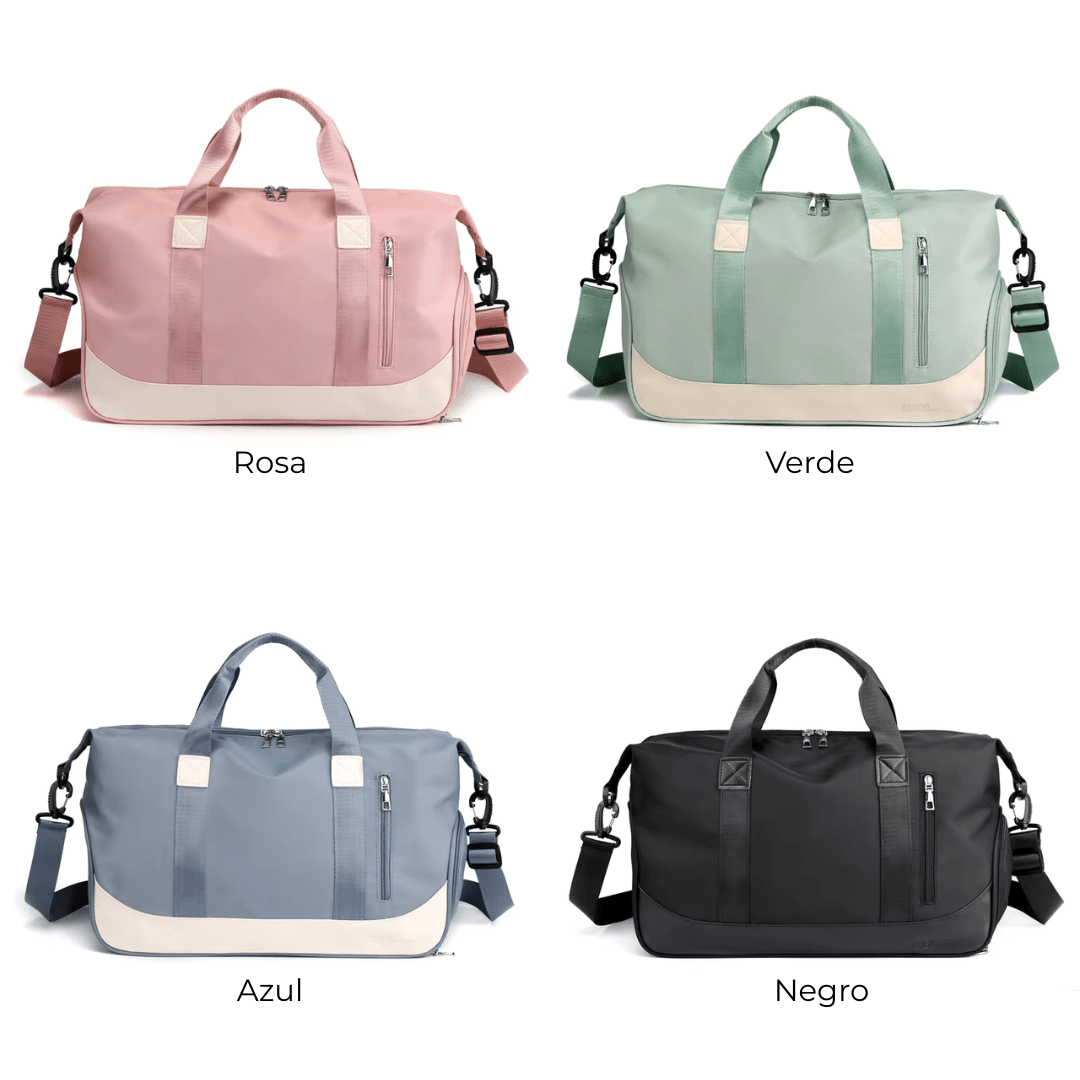 Bolso Multifunción Con Compartimento para Calzado - Hola mundo