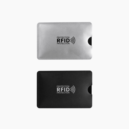Combo Funda protectora de tarjetas con bloqueo RFID x 10 unidades - Hola mundo