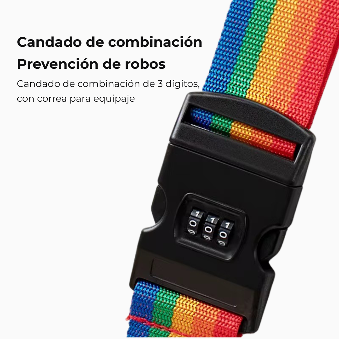 Cinta para Valija con Candado Numérico