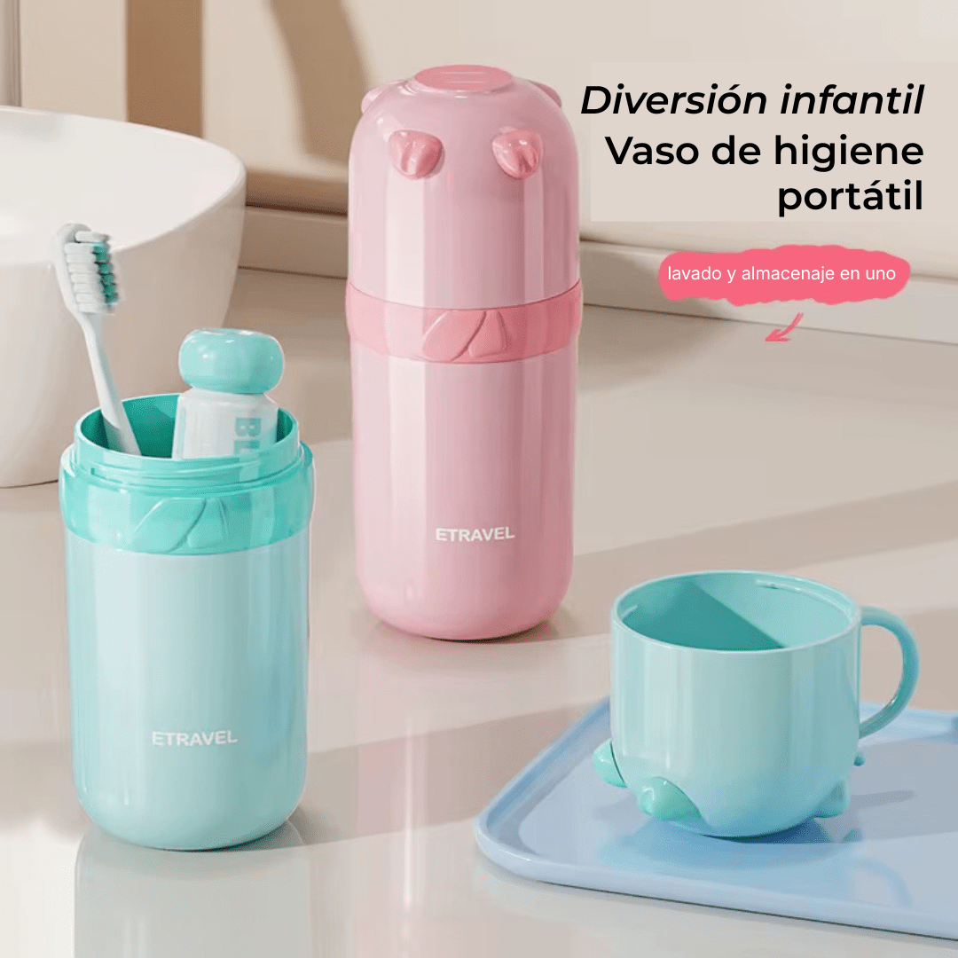 Estuche dental infantil - Hola mundo