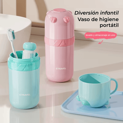 Estuche dental infantil - Hola mundo