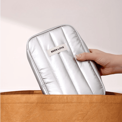 Estuche Organizador Portátil para Cables y Accesorios Puffer - Hola mundo