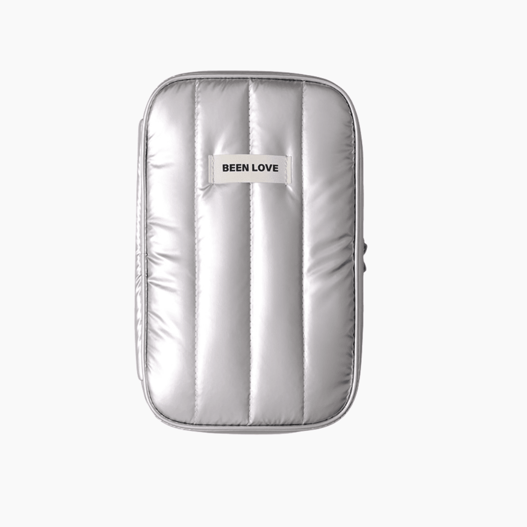 Estuche Organizador Portátil para Cables y Accesorios Puffer - Hola mundo