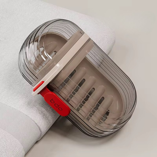 Jabonera de viaje con cierre hermético