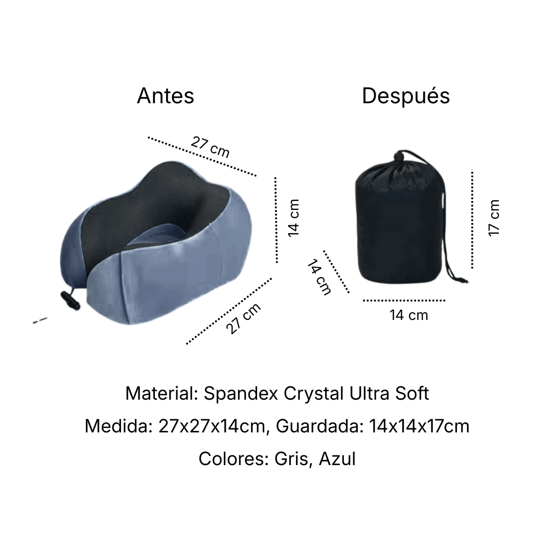 Kit almohada Memory Foam - Hola mundo