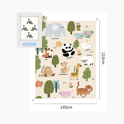 Mat de Picnic Impermeable plegable Infantil 145x210cm - Hola mundo