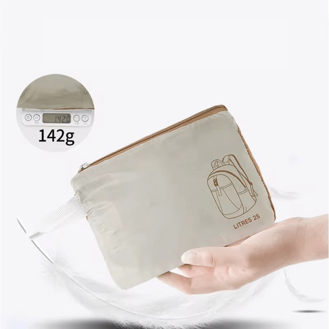 Mochila plegable impermeable - Hola mundo