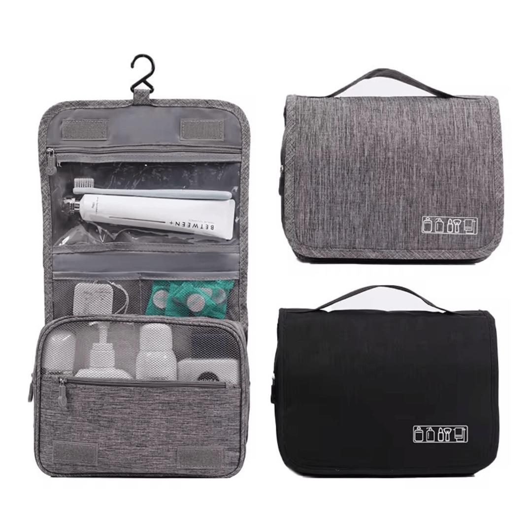 Neceser colgante plegable - Hola mundo