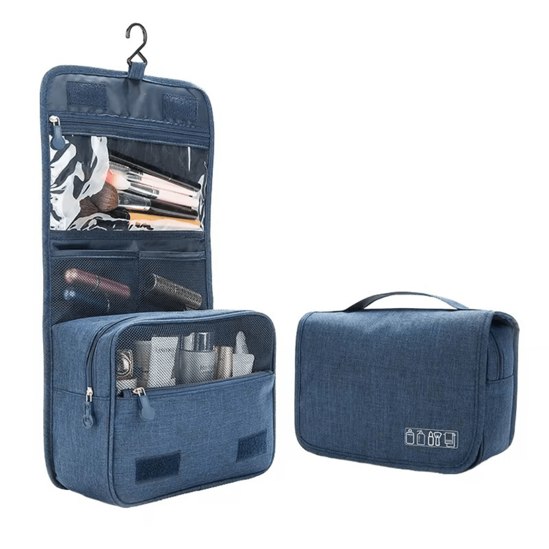 Neceser colgante plegable - Hola mundo