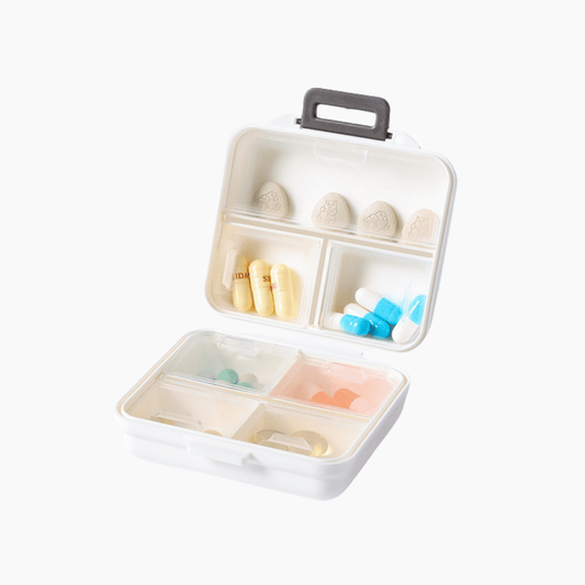 Pastillero Classic Organizador Portátil con 7 Compartimentos - Hola mundo