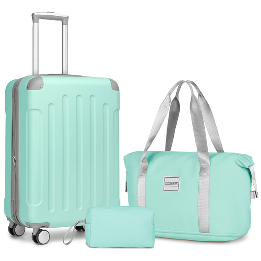 Set Bolso de Mano de Viaje + Neceser Larvender Venecia (5656) - Hola mundo