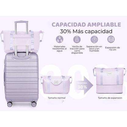Set Completo Larvender Lisboa - 6 piezas (18", 20", 24", 28" + Bolso + Neceser) (5515) - Hola mundo