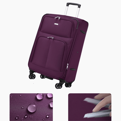 Set Completo Larvender Praga - 5 piezas de Tela (20", 24", 28" + Bolso + Neceser) (9895) - Hola mundo