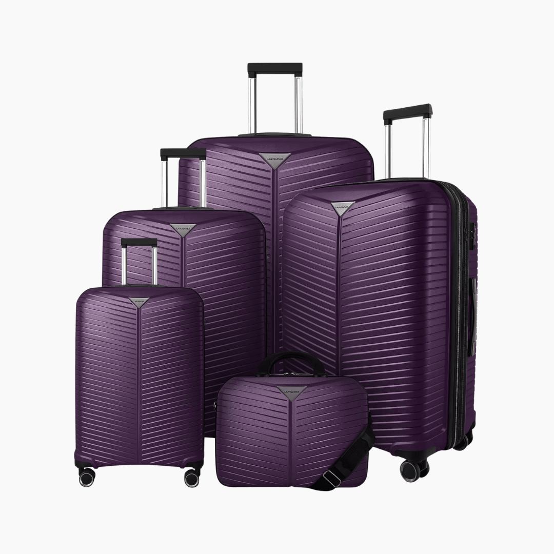 Set Completo Larvender Roma - 5 piezas (18", 20", 24", 28" + Bolso 14") (5823) - Hola mundo
