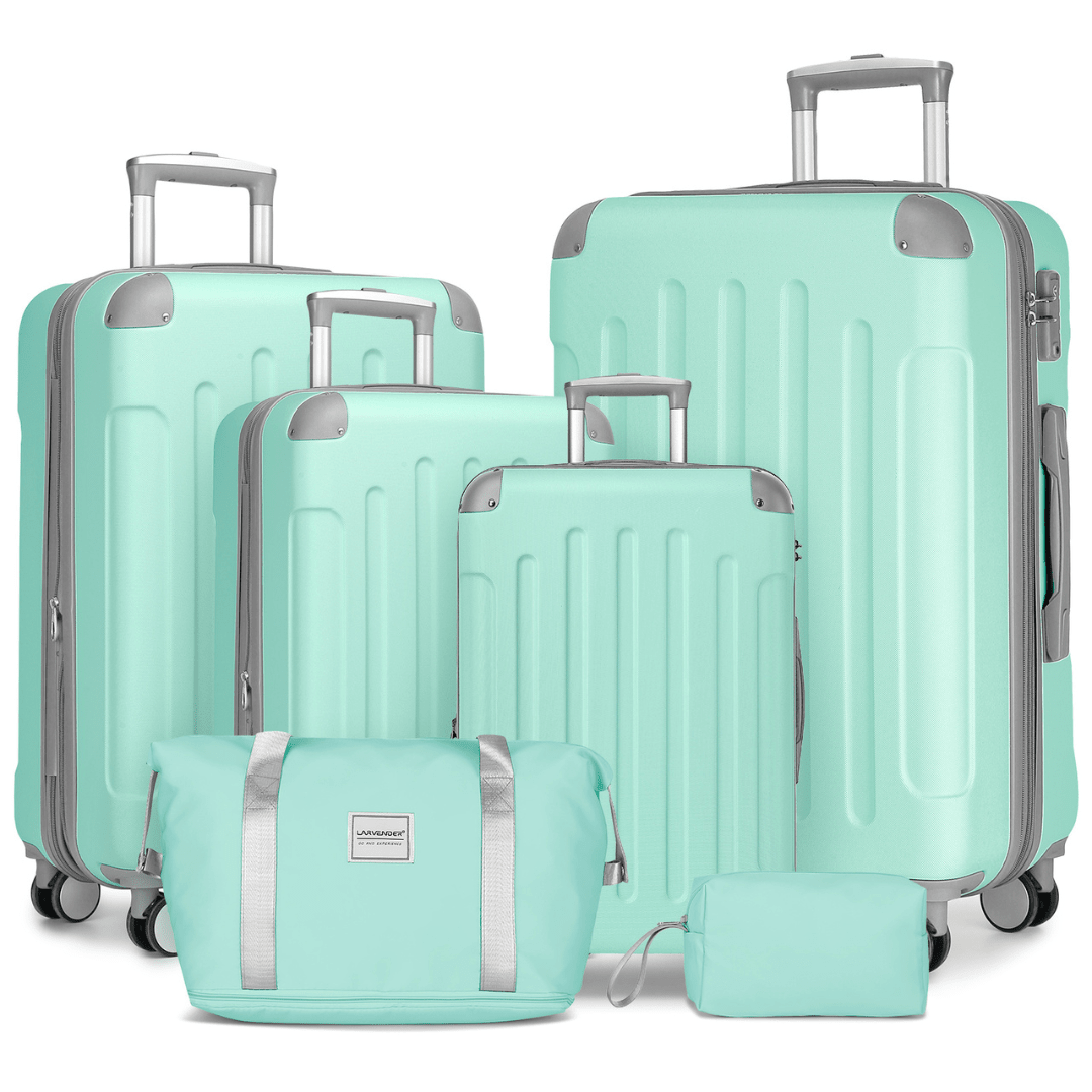 Set Completo Valijas Rígidas Larvender Venecia - 6 piezas (18", 20", 24", 28" + Bolso + Neceser) (5656) - Hola mundo
