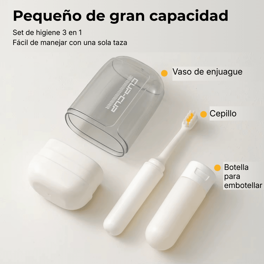Set de higiene de viaje compacto - Hola mundo