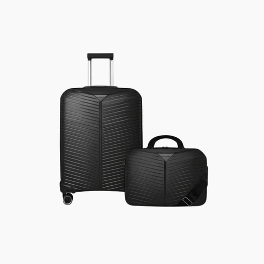 Set Larvender Roma - Carry-On 18" + Bolso Rígido 14" (2 piezas) (5823) - Hola mundo