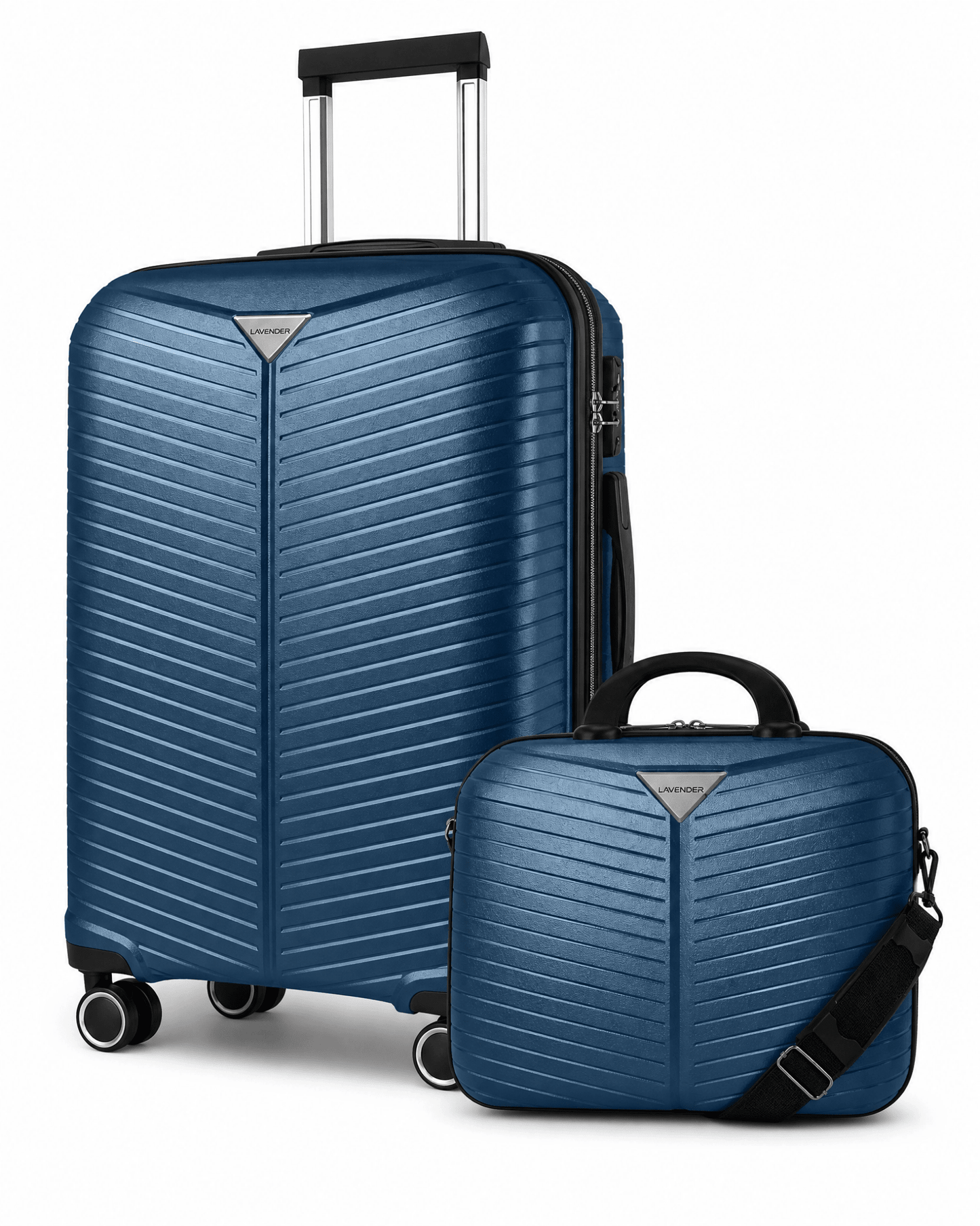 Set Larvender Roma - Carry-On 20" + Bolso Rígido 14" (2 piezas) (5823) - Hola mundo