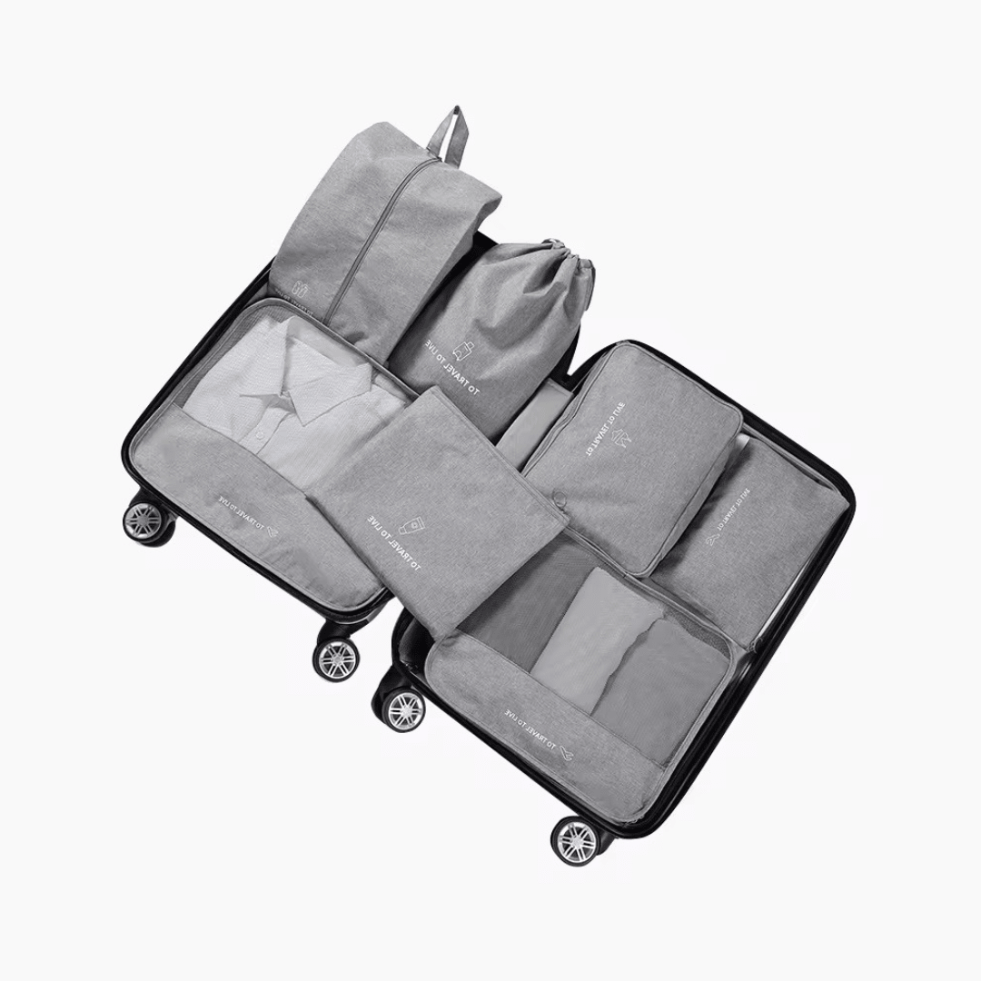 Set organizador de valija x7 piezas - Hola mundo