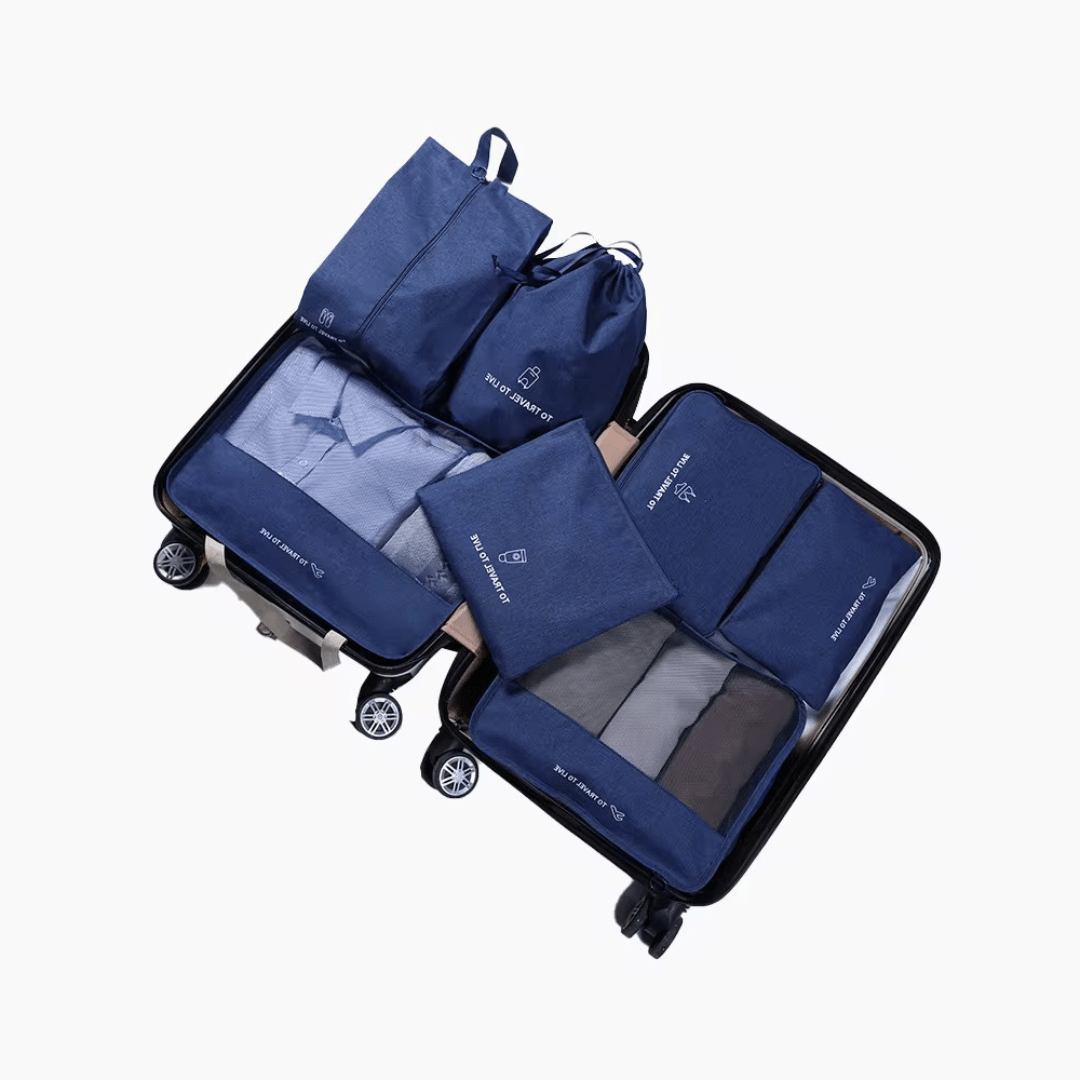 Set organizador de valija x7 piezas - Hola mundo