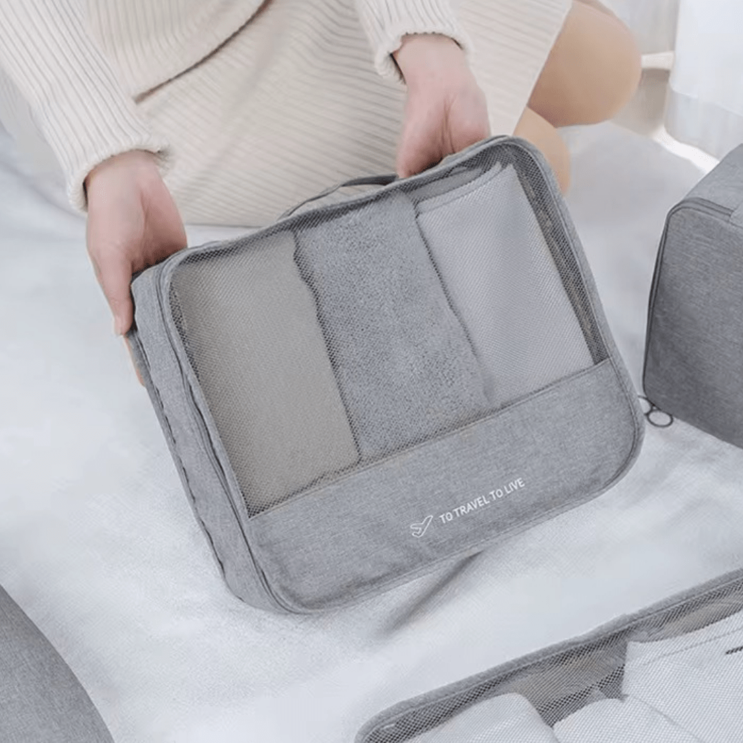 Set organizador de valija x7 piezas - Hola mundo