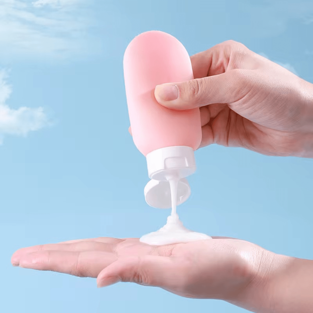 Set x3 botellitas de silicona 60ml - Hola mundo