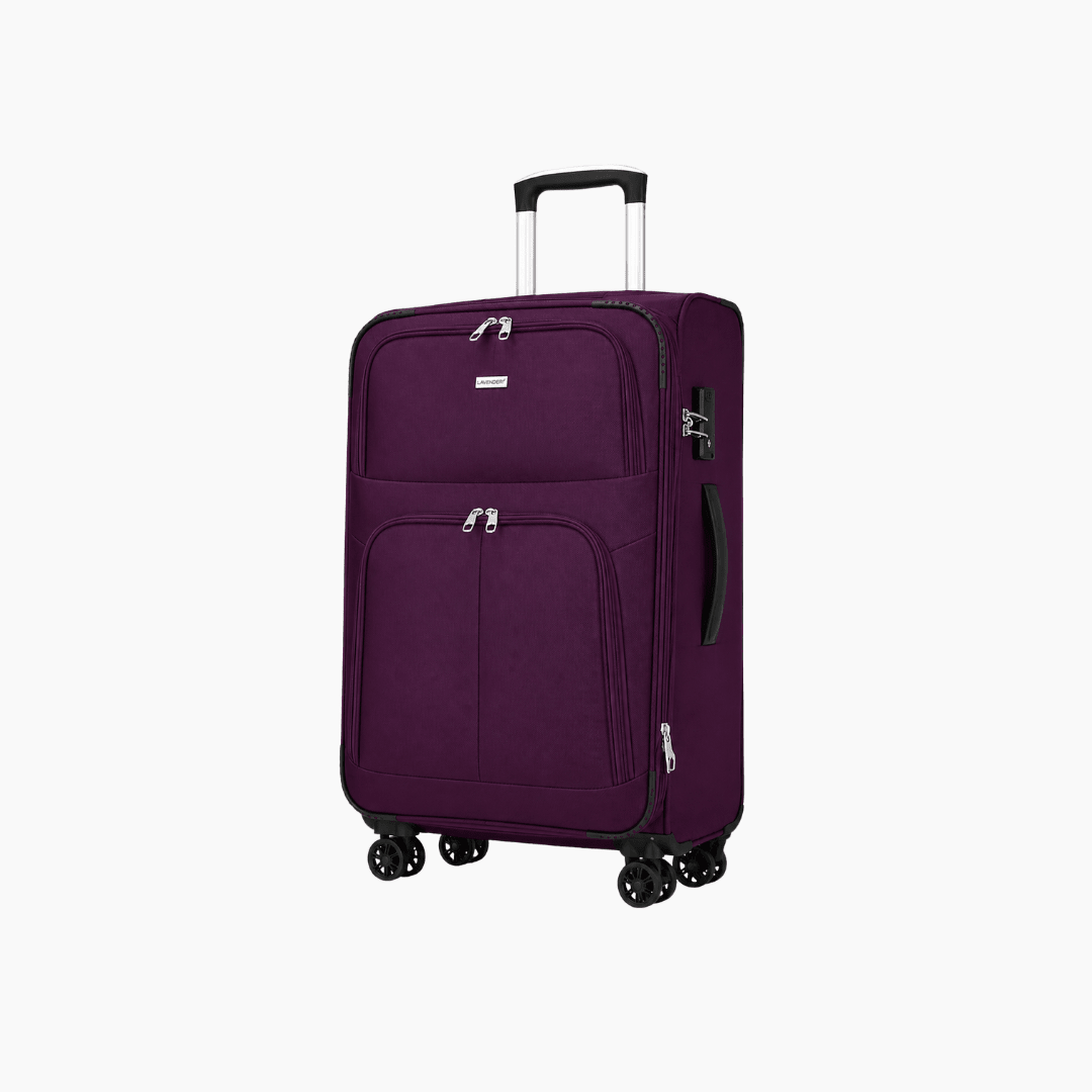 Valija de Tela Larvender Praga 24" - Mediana Expandible (9895) - Hola mundo