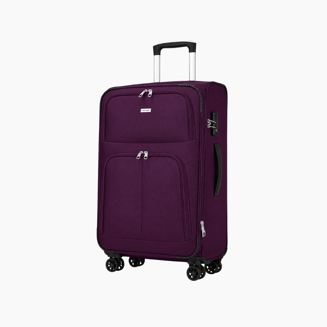 Valija de Tela Larvender Praga 28" - Grande Expandible (9895) - Hola mundo