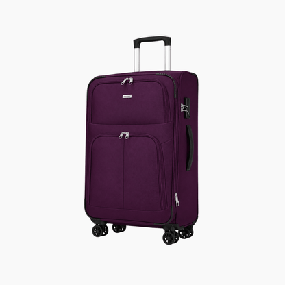 Valija de Tela Larvender Praga 28" - Grande Expandible (9895) - Hola mundo