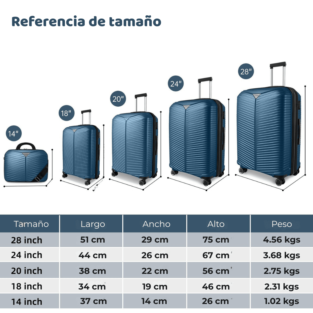 Valija Rígida Larvender Roma 28" - Grande Expandible (5823) - Hola mundo