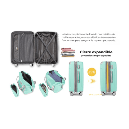 Valija Rígida Larvender Venecia 24" - Mediana (5656) - Hola mundo